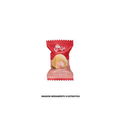 TRUFA CHOCO BRANCO MORANGO GIGA 1X30X25G